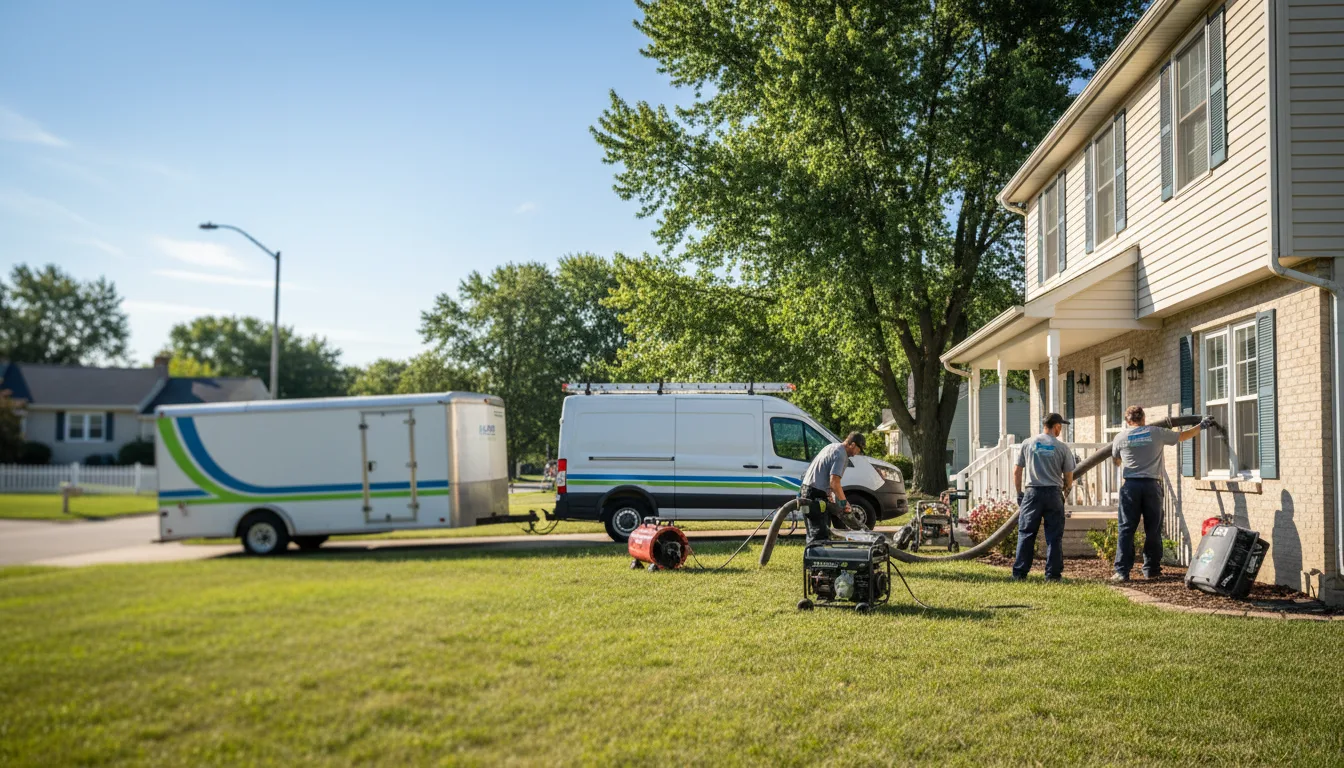 Flooded Basement Restoration And Cleanup With Repair in Sabula, IA near me